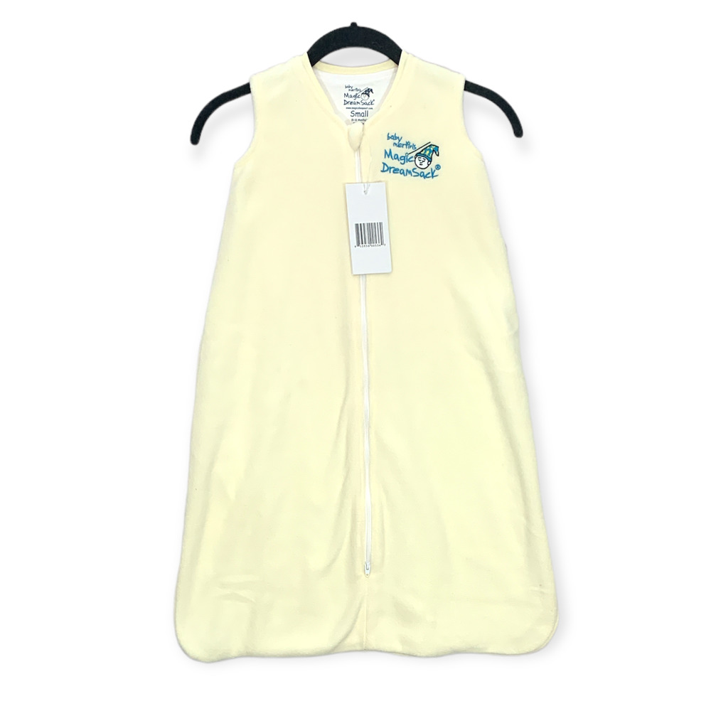 Baby Merlin's Magic Dream Sack Cream Fleece Sleepsuit 6-12M